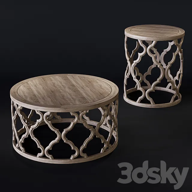 Dantone Home _ YM Table Set 3ds Max
