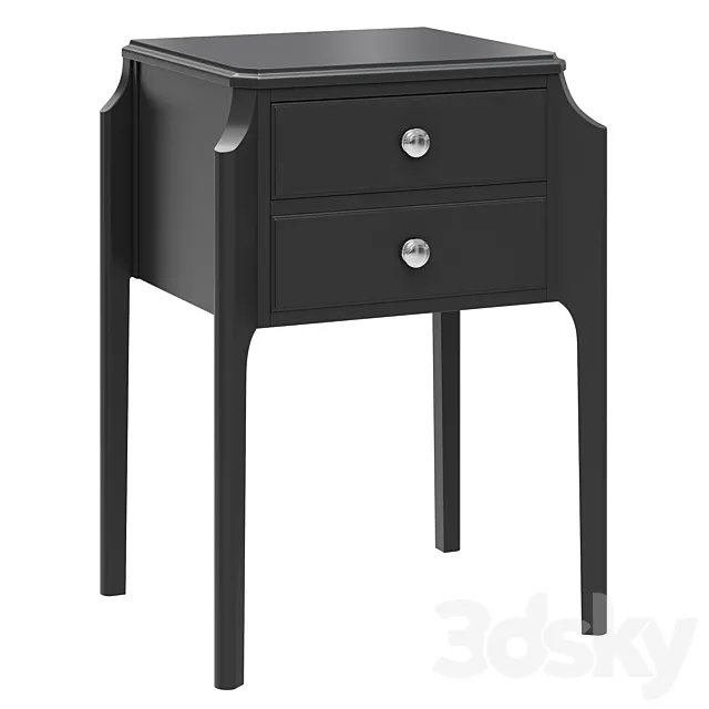 Dantone Home Bedside table Le Vizage with 2 drawers 3DSMax File