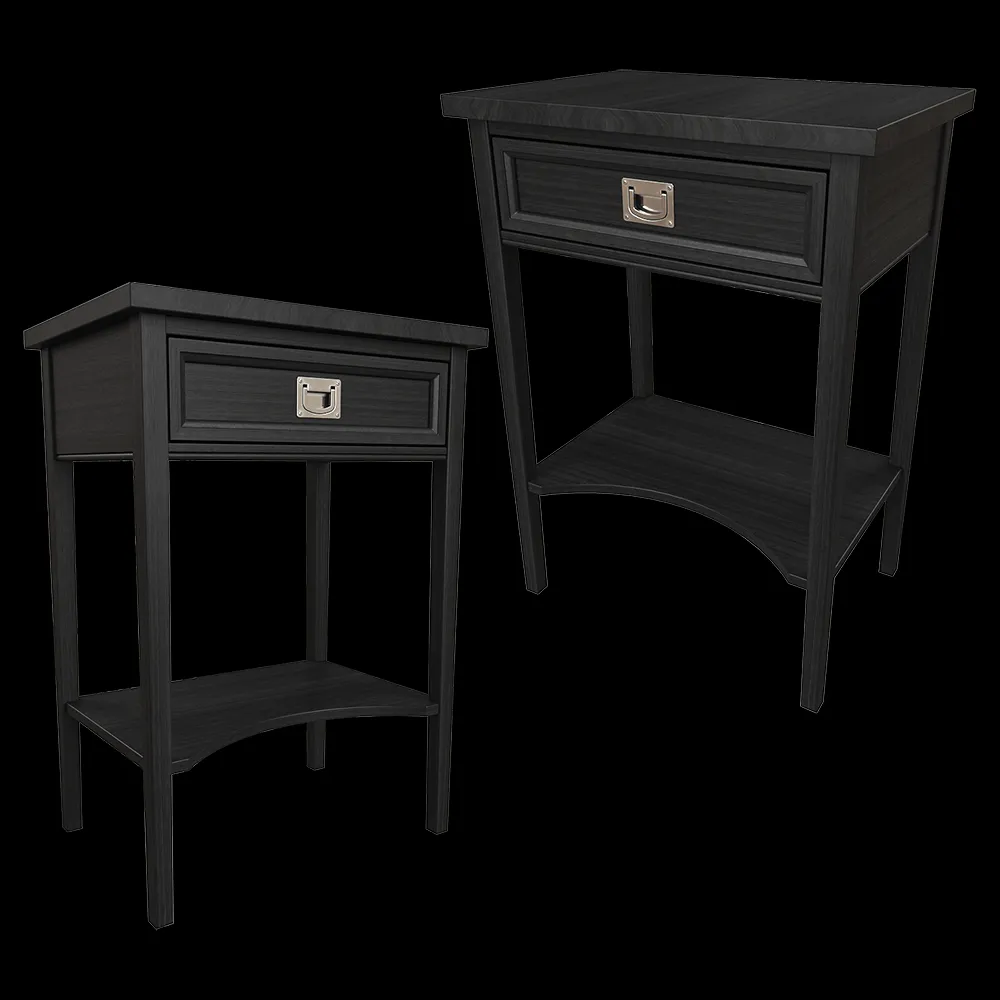 Dantone Home – Bedside table Oxford high 1 drawer 3ds Max