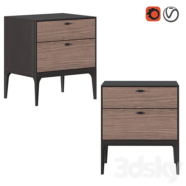 Dantone Home Bedside table Verona 3DS Max Model