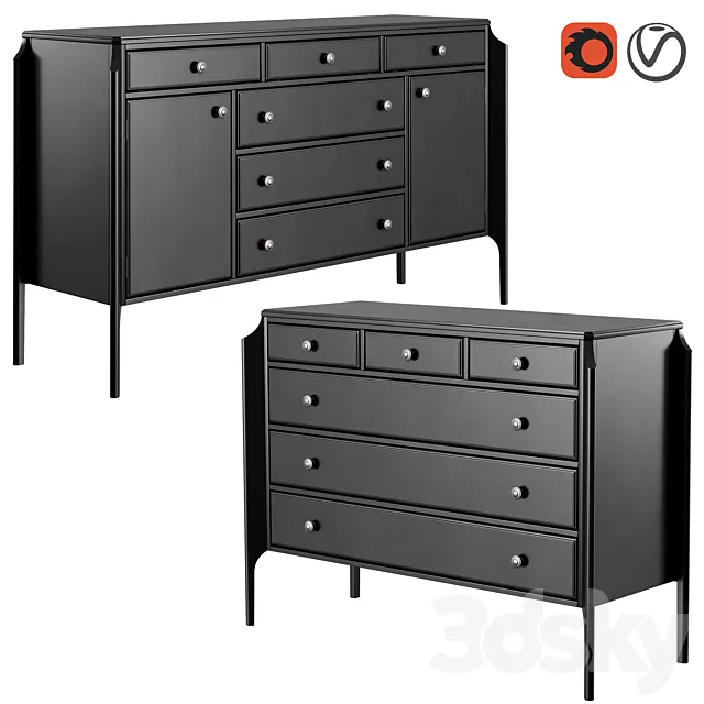 Dantone Home Chest of drawers Le Visage 3DSMax File