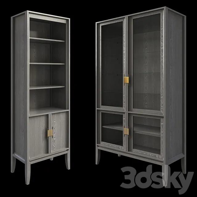 Dantone home city cabinet set 3ds Max