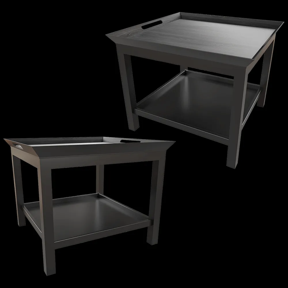 Dantone Home – Coffee table Newport with tray and shelf 1 3ds Max