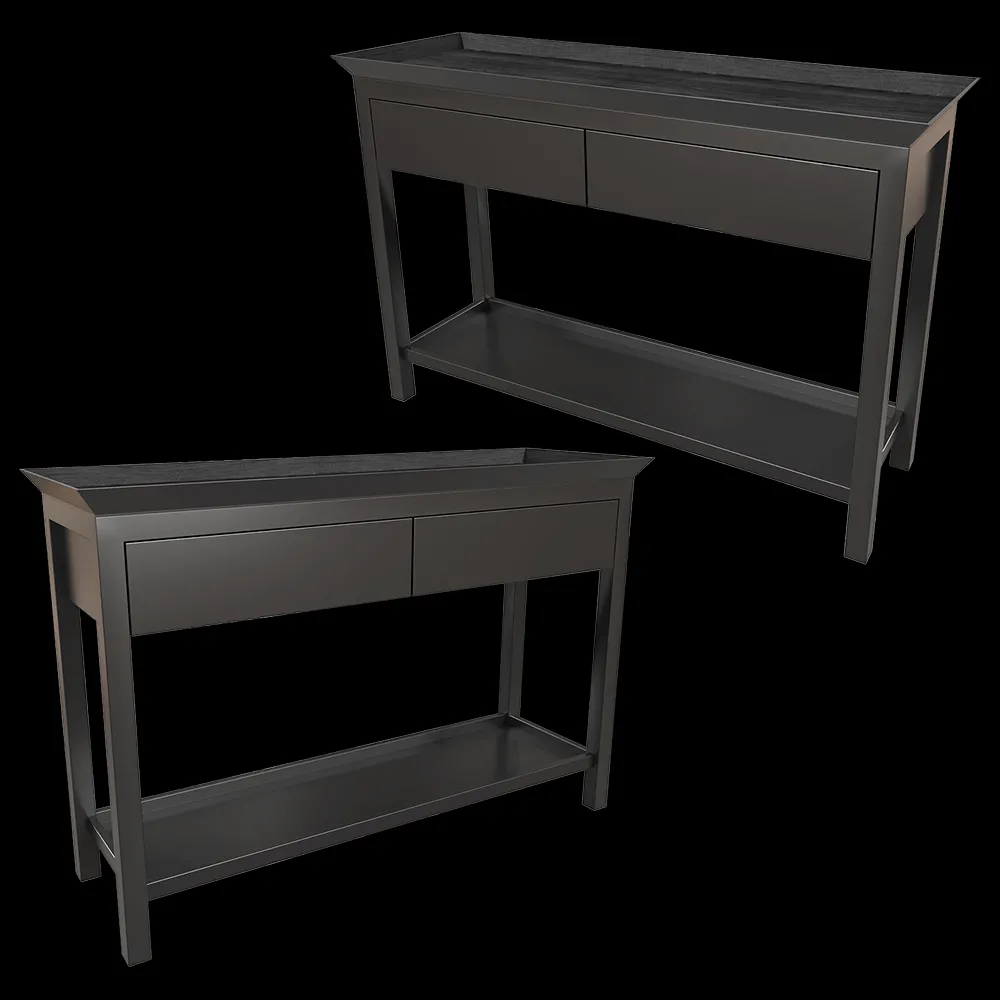 Dantone Home – Console Newport 2 drawer 3ds Max