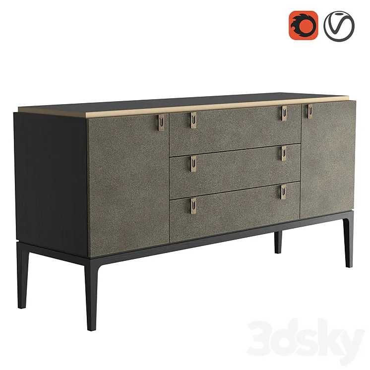 Dantone Home Glamor Chest of drawers 3DS Max