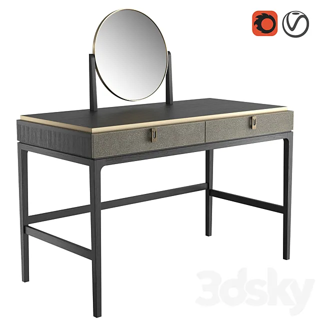 Dantone Home Glamor Dressing Table 3DS Max Model