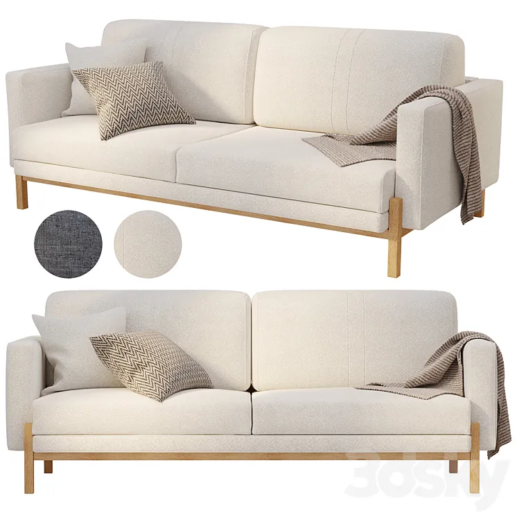 DANTONE HOME Lagom sofa bed 3DS Max Model