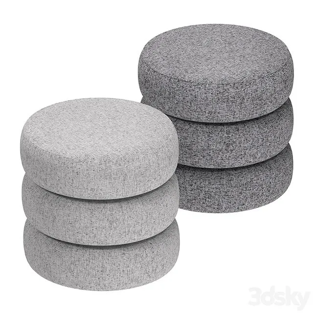 Dantone Home Pouf Cork 3dsMax Model