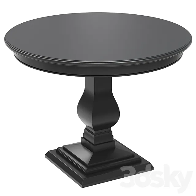 Dantone Home Round dining table 3DSMax File