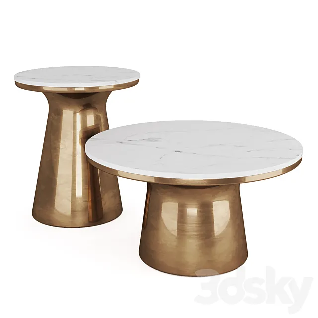 Dantone Home Set Coffee Table – Cork 3DS Max Model