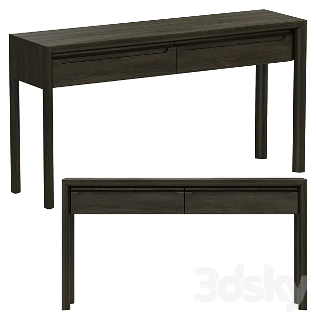 Dantone Home Square Console with 2 Drawers 3ds Max