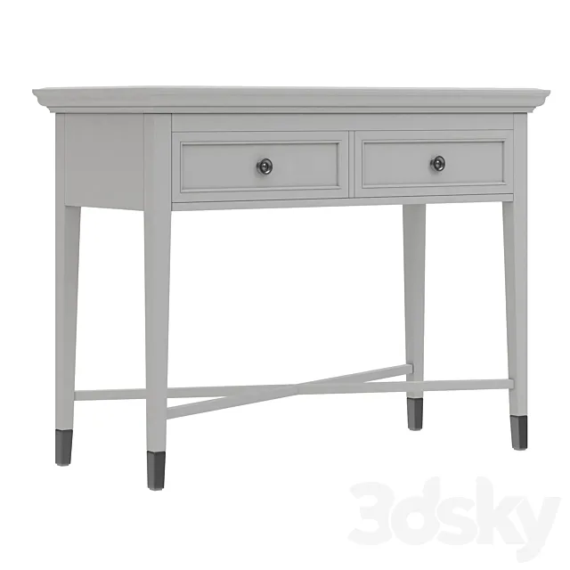 Dantone Home Stafford console with two drawers 3DS Max Model