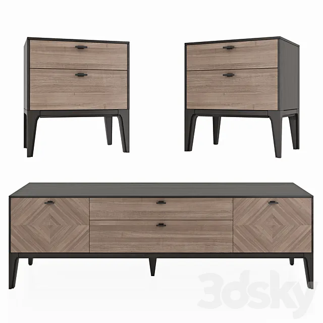 Dantone Home Verona chest set 3ds Max
