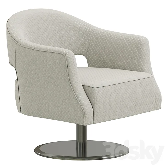 Dantone Home Whitney Chair Swivel 3DS Max Model