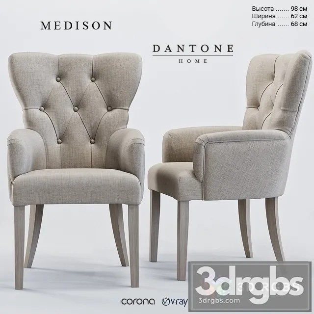 Dantone Medison Armchair 3dsmax Download