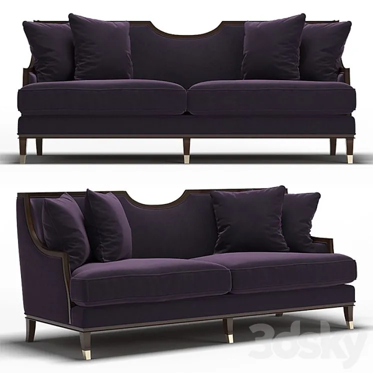 Dantone Sofa triple Monterey 3dsMax Model