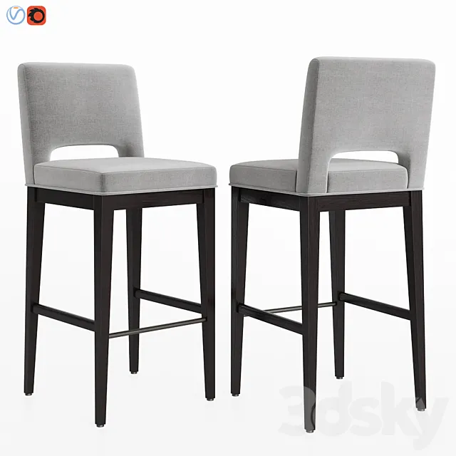 Dantonehome Douglas Barstool 3ds Max