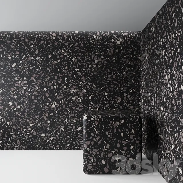 Dark terrazzo 3DSMax File