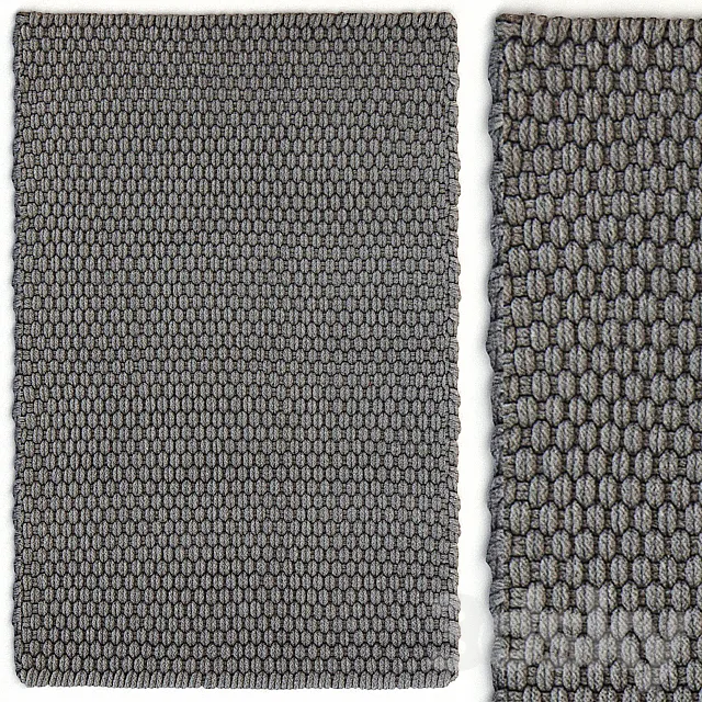 Dash & Albert Rope Graphite Rug Carpet 3DS Max Model