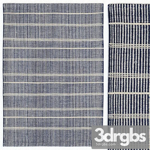 Dash & albert samson navy rug carpet 3dsmax Download