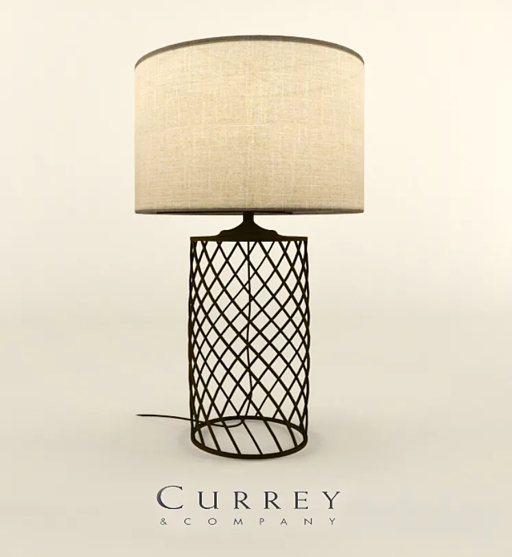 Dashiell Table Lamp Currey & Company 3DS Max