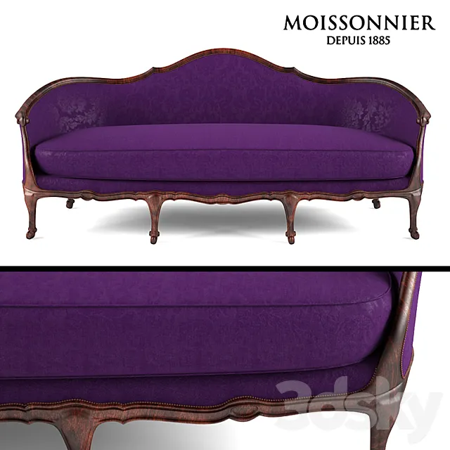 D’Aurevilly sofa by Moissonnier 3DSMax File