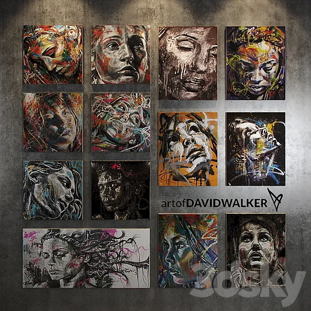 David Walker art 3DS Max Model