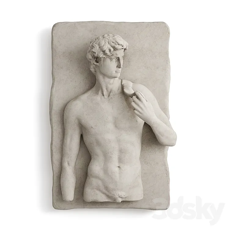 david wall relief 3DS Max Model