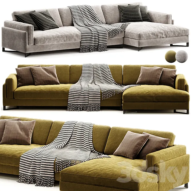 DAVIS IN Sofa By Frigerio 3dsMax Model