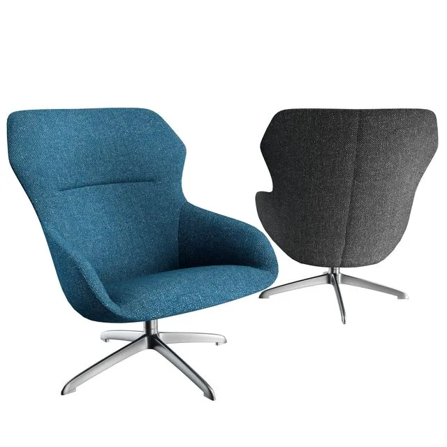 Davis_Ginkgo_Lounge_High_Back_Armchair 3dsMax Model