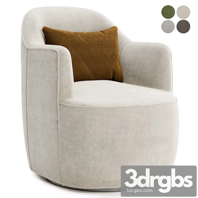 Dawes swivel accent chair