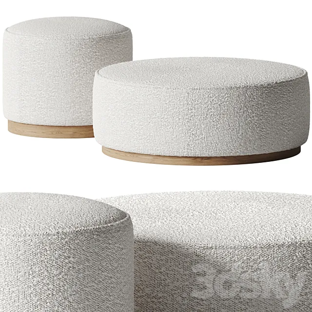 Dawson Ottoman – McGee & Co 3ds Max