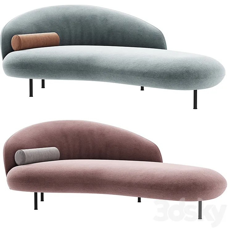 Daybed BANAH by ARTFLEX 3DS Max Model