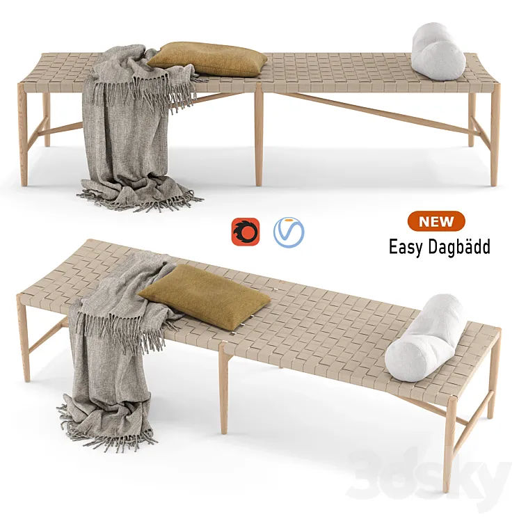 Daybed – Easy Dagbadd 3DS Max