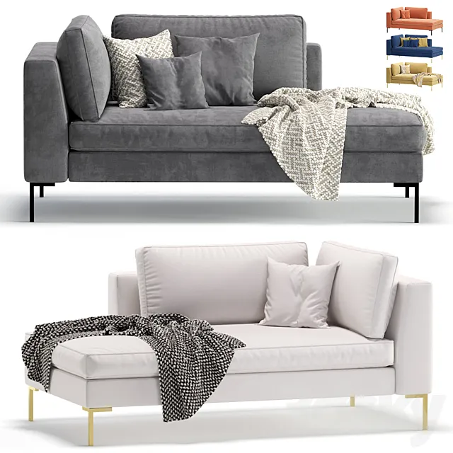 Daybed Kona 5 Colors Version_Кушетка Kona 3ds Max