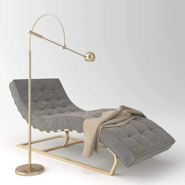 Daybed Restoration Hardware 3dsMax Model