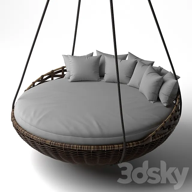 Daybed Swing Swing Hanging Daybed 3ds Max