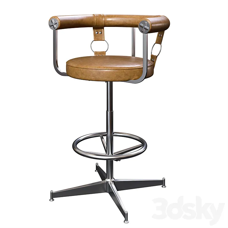 Daystrom bar stool 01 3DS Max Model