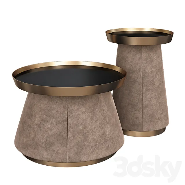 Daytona KEVIN SET OF 2 SIDE TABLES 3ds Max