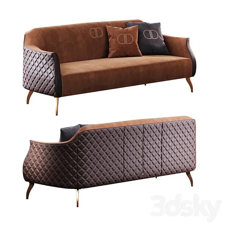 Daytona Olimpia sofa 3DS Max Model