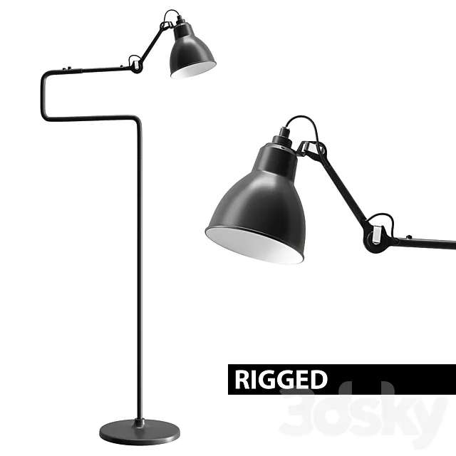 DCW Editions Lampe Gras N°411 _ Rigged 3DSMax File