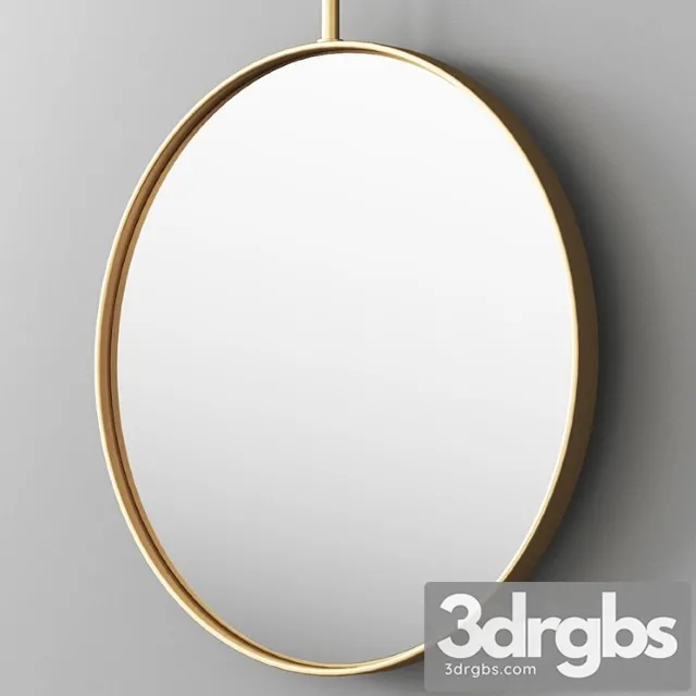 Ddl forma round framed wall-mounted mirror by ddl mirror set 3dsmax Download