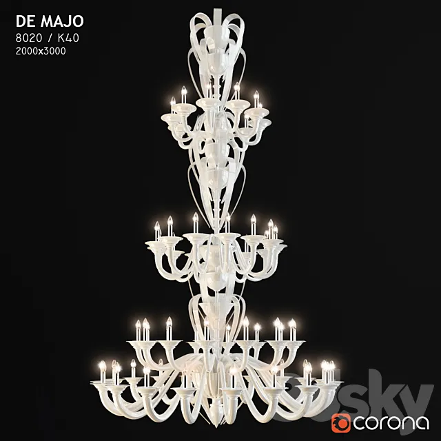 De Majo 8020 3DS Max Model