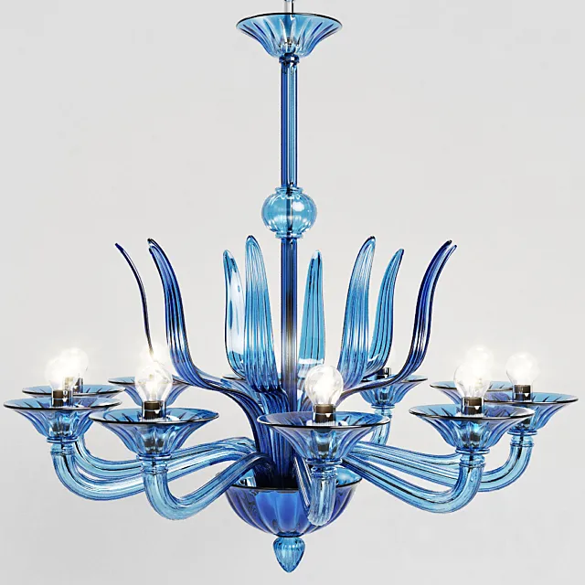 De Majo Chandelier 7077 K10 3DS Max Model