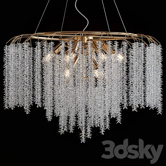 De rossi crystal chandelier 3ds Max