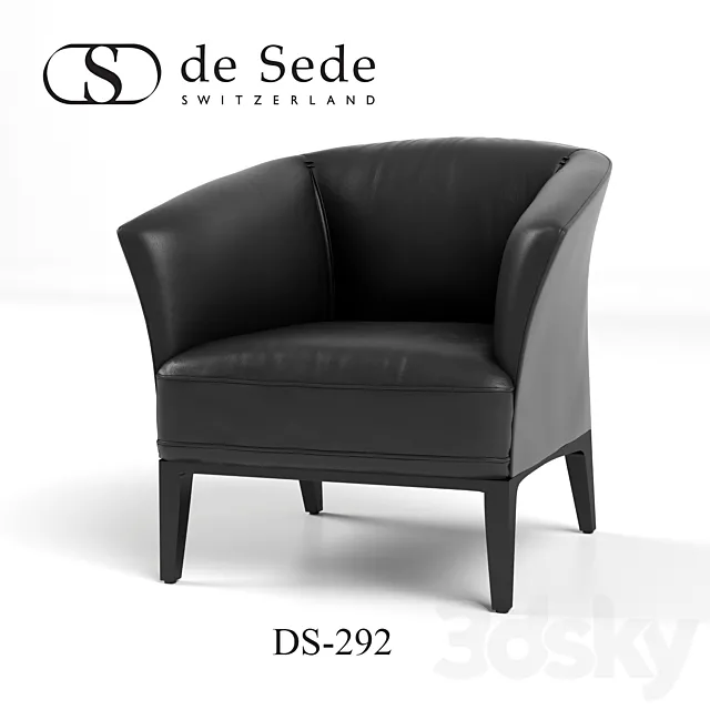 De Sede DS-292 Armchair 3DS Max Model