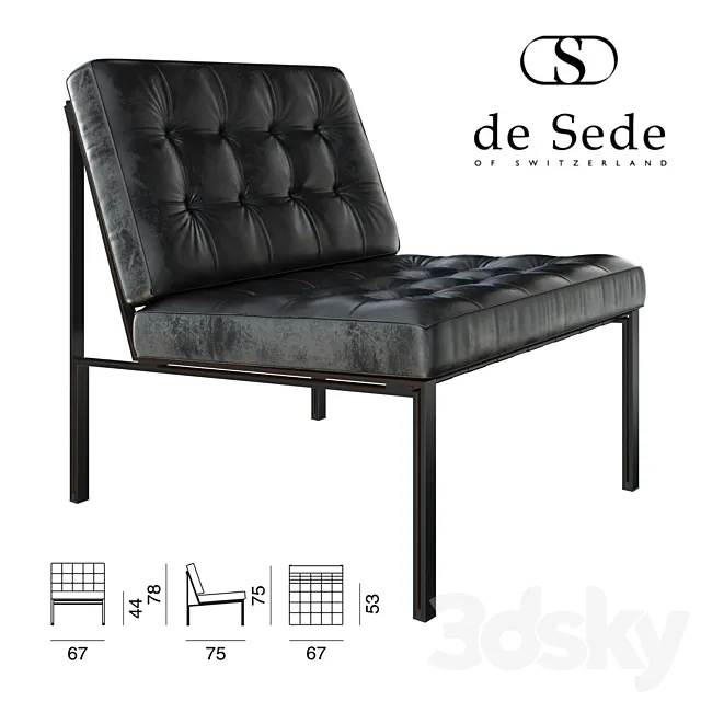 de Sede KT-221 3DS Max Model