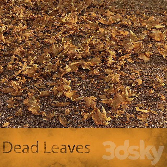 Dead Leaves 3DSMax File