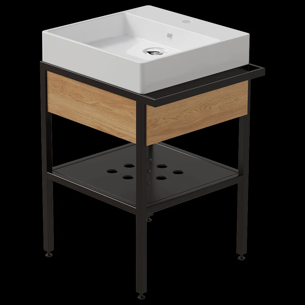 Deante – Standing bathroom console with drawer 3ds Max