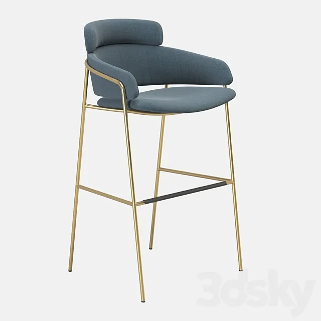 Debi Strike Stool 3DS Max Model